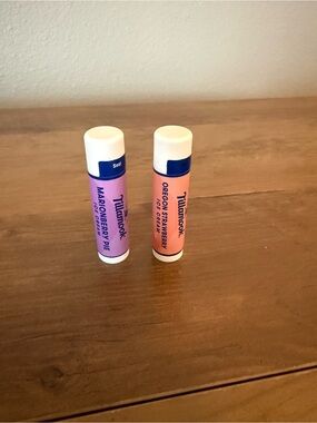 Strawberry & Marionberry Lip Balm Duo - Pink & Purple